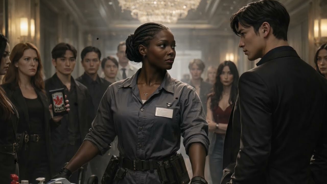 “Surrounded by beauties, the Korean boss stopped cold at a Black janitor’s eyes.”