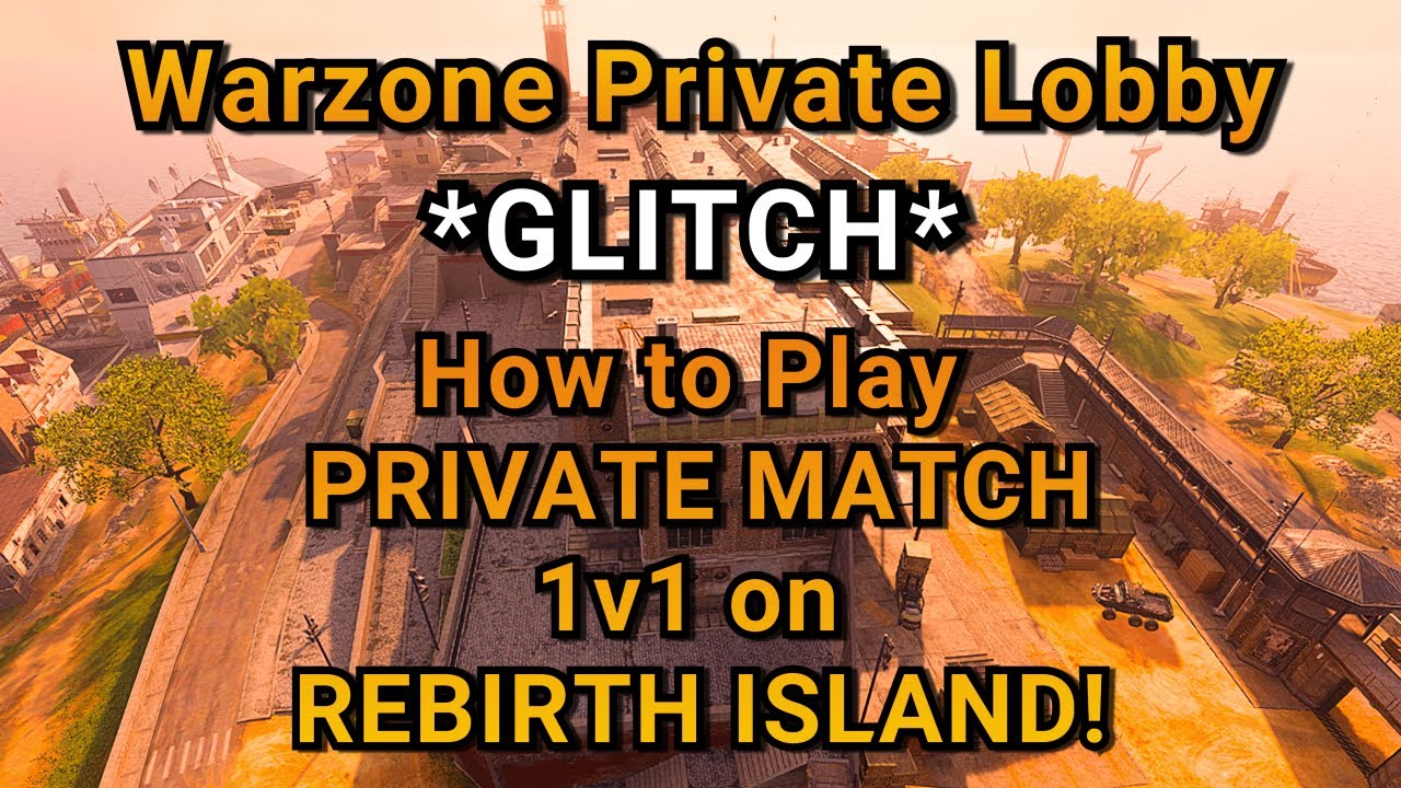 *GLITCH* Rebirth CUSTOM LOBBY! 1v1 Friends - PRIVATE MATCH #callofduty #warzone #rebirthisland