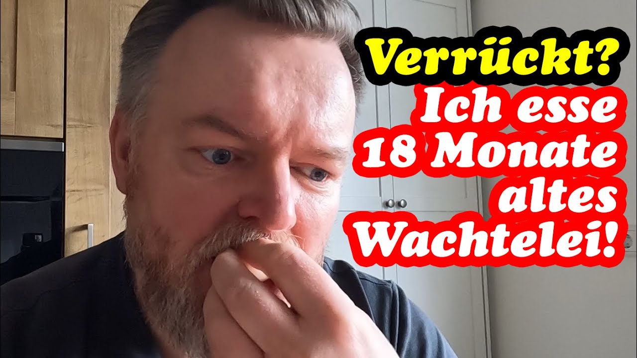 Wachteleier haltbar machen - Im Selbstversuch 18 Monate altes Wachtelei gegessen
