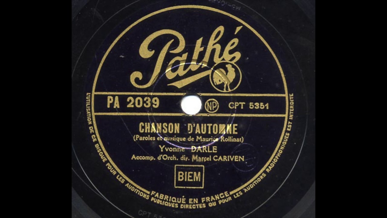 Chanson d'automne de Rollinat