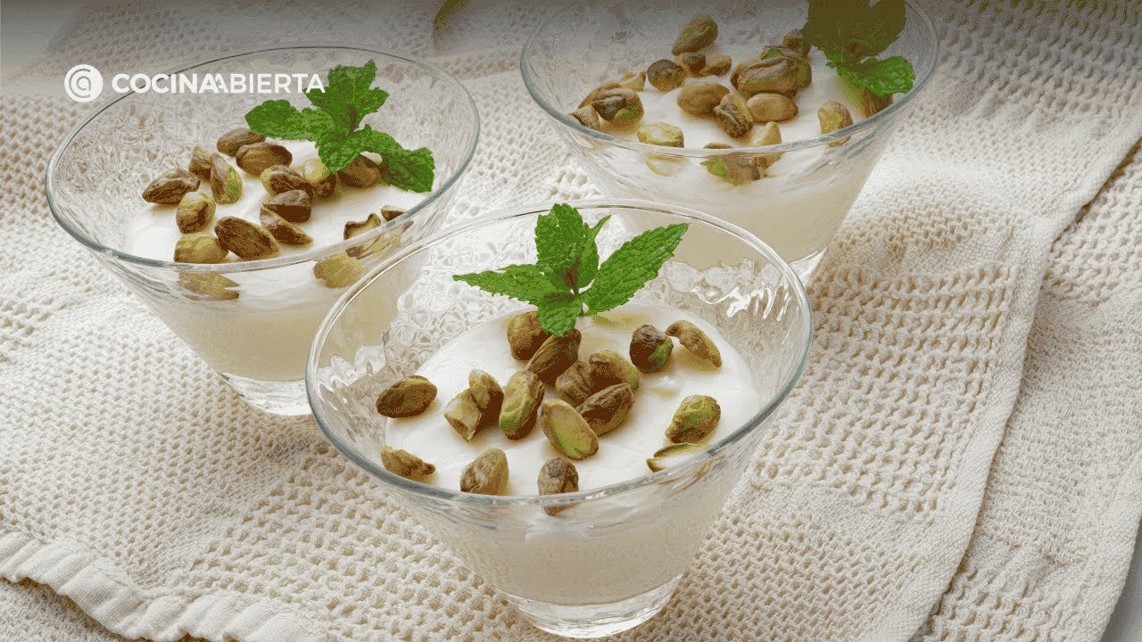 Mahalabia de Karlos Arguiñano: natillas libanesas suaves y aromáticas