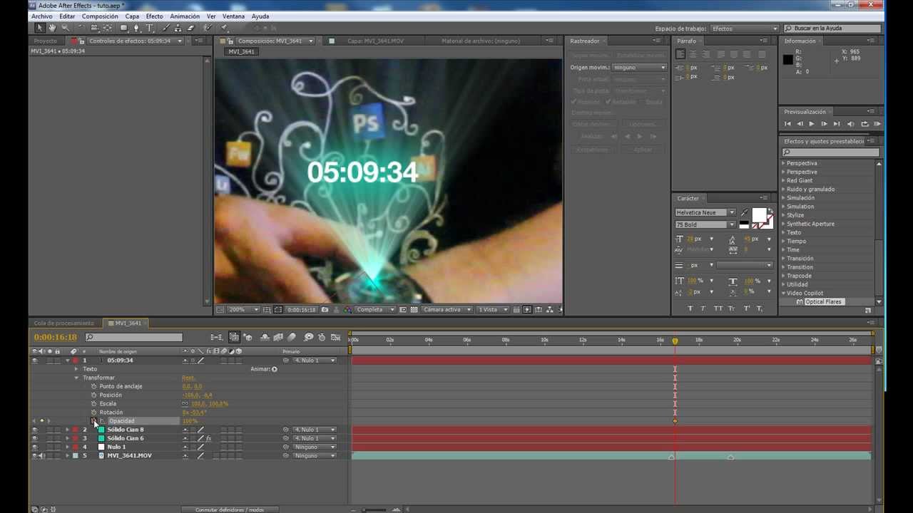 Tutorial After Effects // Crear un holograma by @conecta