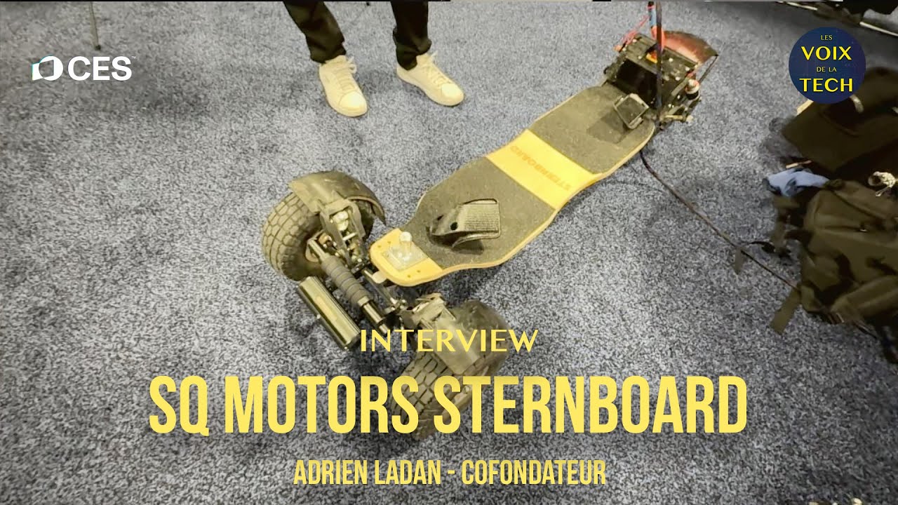 CES 2025 Interview | Le Sternboard, un skateboard électrique tout-terrain