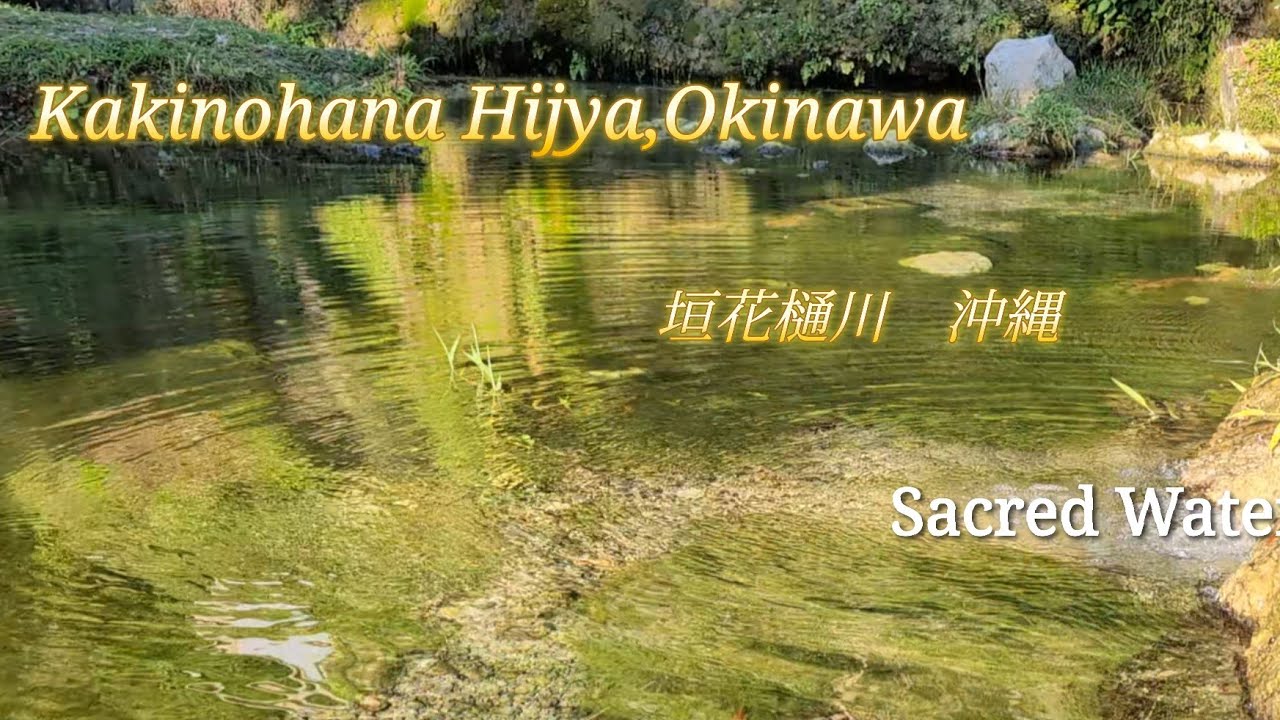 [Kakinohana Hijya, Okinawa] A quiet walk to a Spring water/ Pure water sounds 垣花樋川
