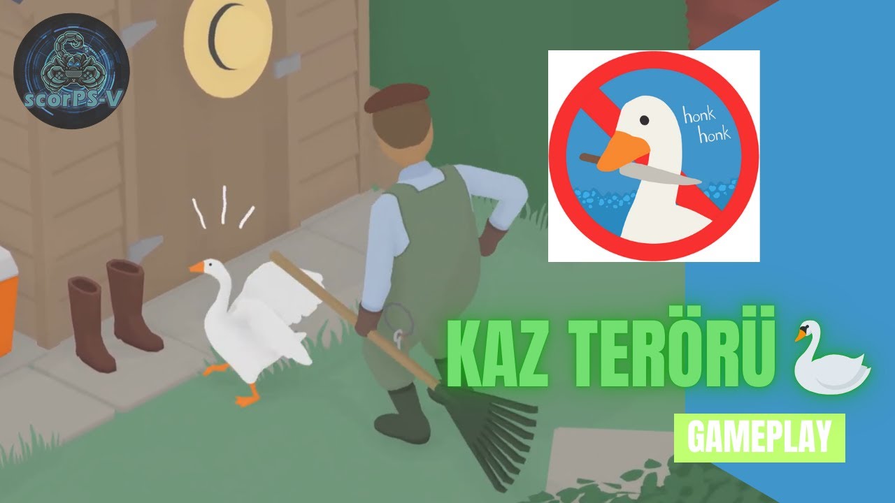 Untitled Goose Game PS5 | Kaz Olduk, Ortalığı Karıştırdık! 🦢