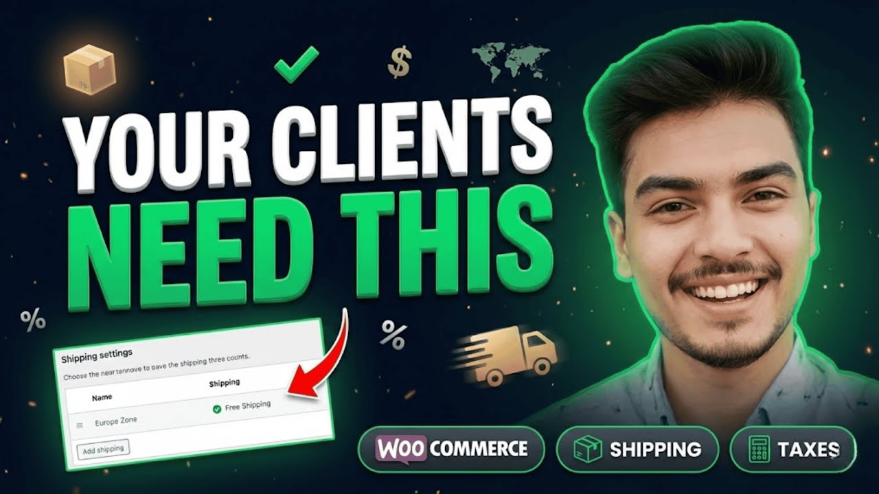 WooCommerce Shipping Zones & Tax Setup for Beginners | Step by Step Tutorial