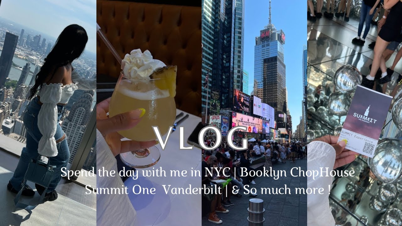 TRAVEL VLOG : spend the day with me in NYC | SUMMIT ONE  VANDERBILT |  OLFACTORY | BROOKLYNCHOPHOUSE