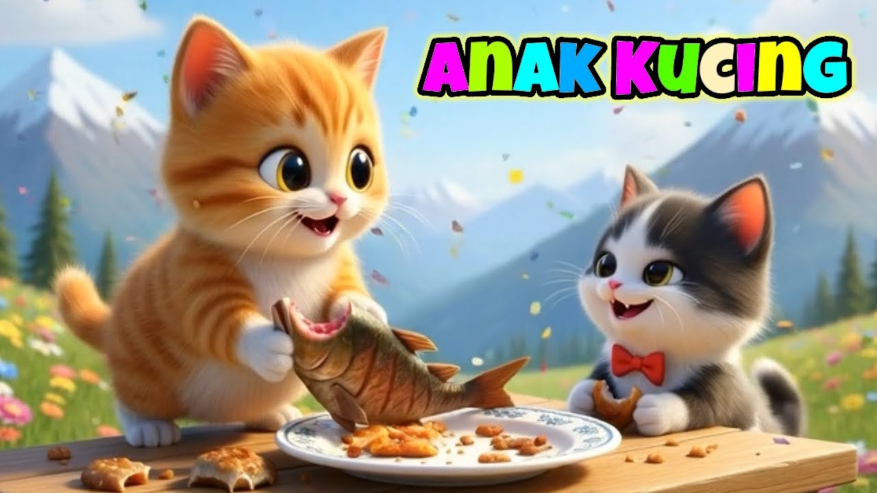 Anak Kucing Meong Meong ~ Lagu Anak Terlaris 