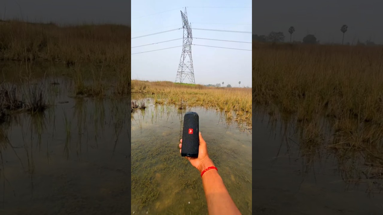 Тест басов JBL Essential 2. Капля воды и музыка 🎶 на Water Me. Тестирование.