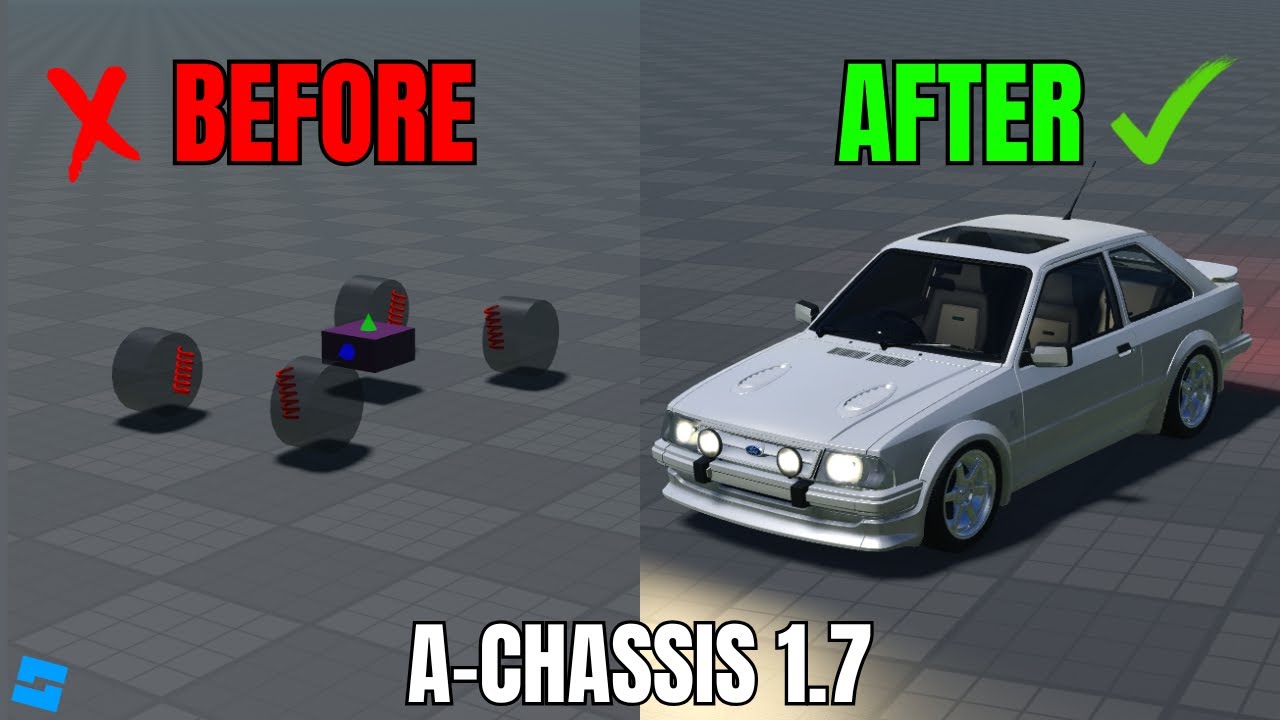 How to setup A-Chassis 1.7 for a slot car! Roblox Studio slot car tutorial