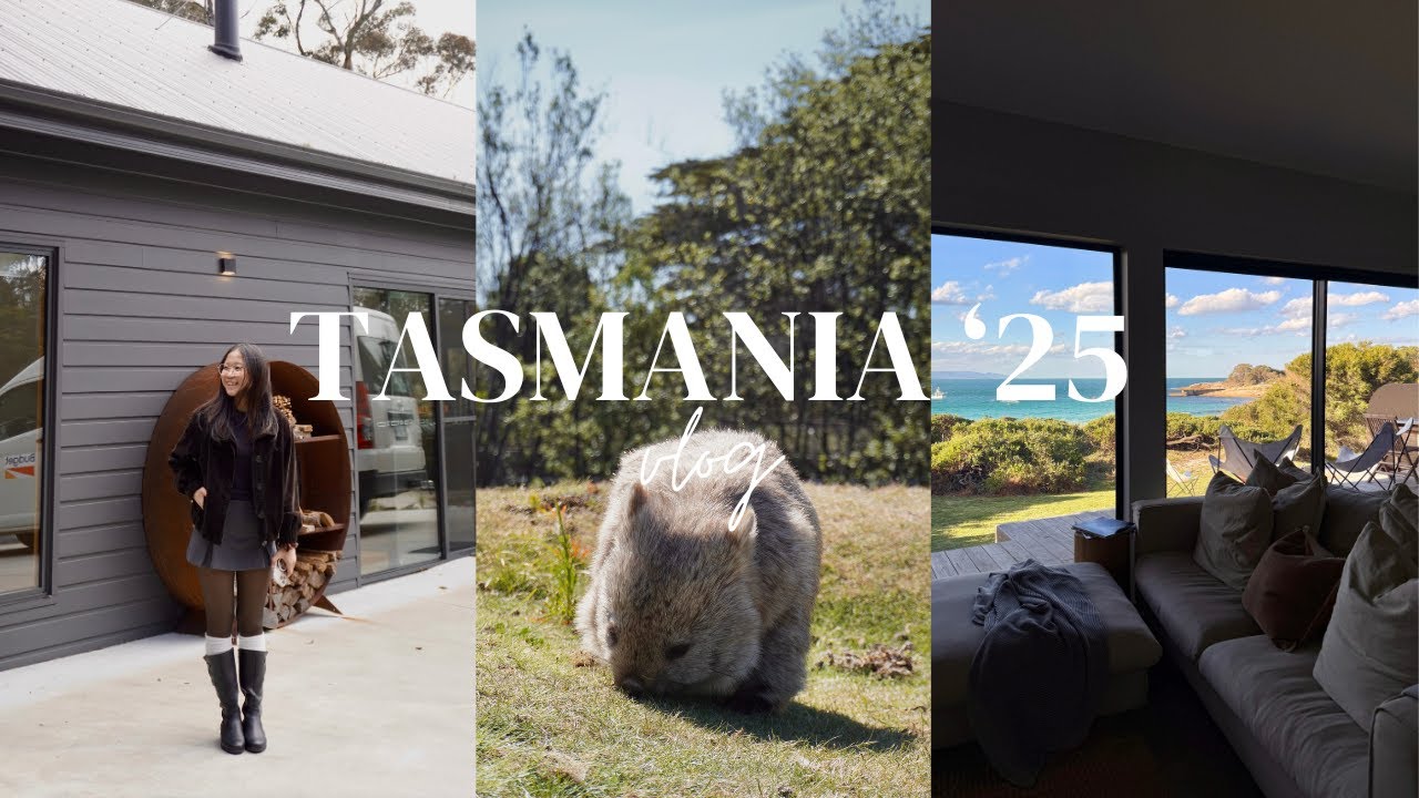 Tasmania vlog | Hobart, Maria Island, wombats, things to do, wildlife sanctuary