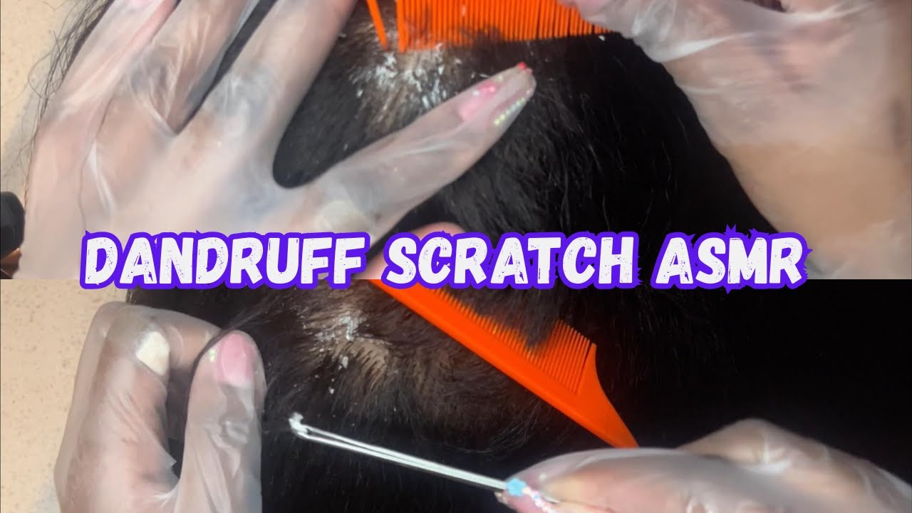 ASMR Dandruff Scalp Scratching & Picking  NoTalking I Mannequin #asmr 