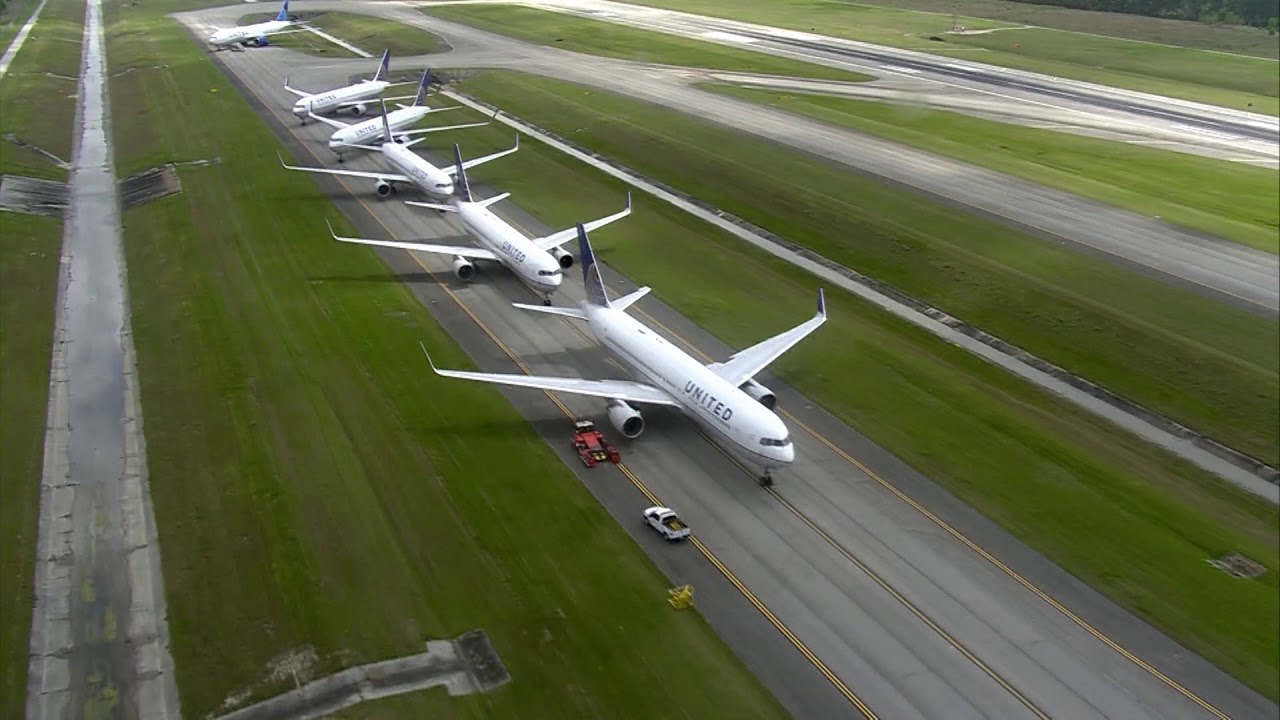 Planes grounded at Bush Airport amid coronavirus outbreak