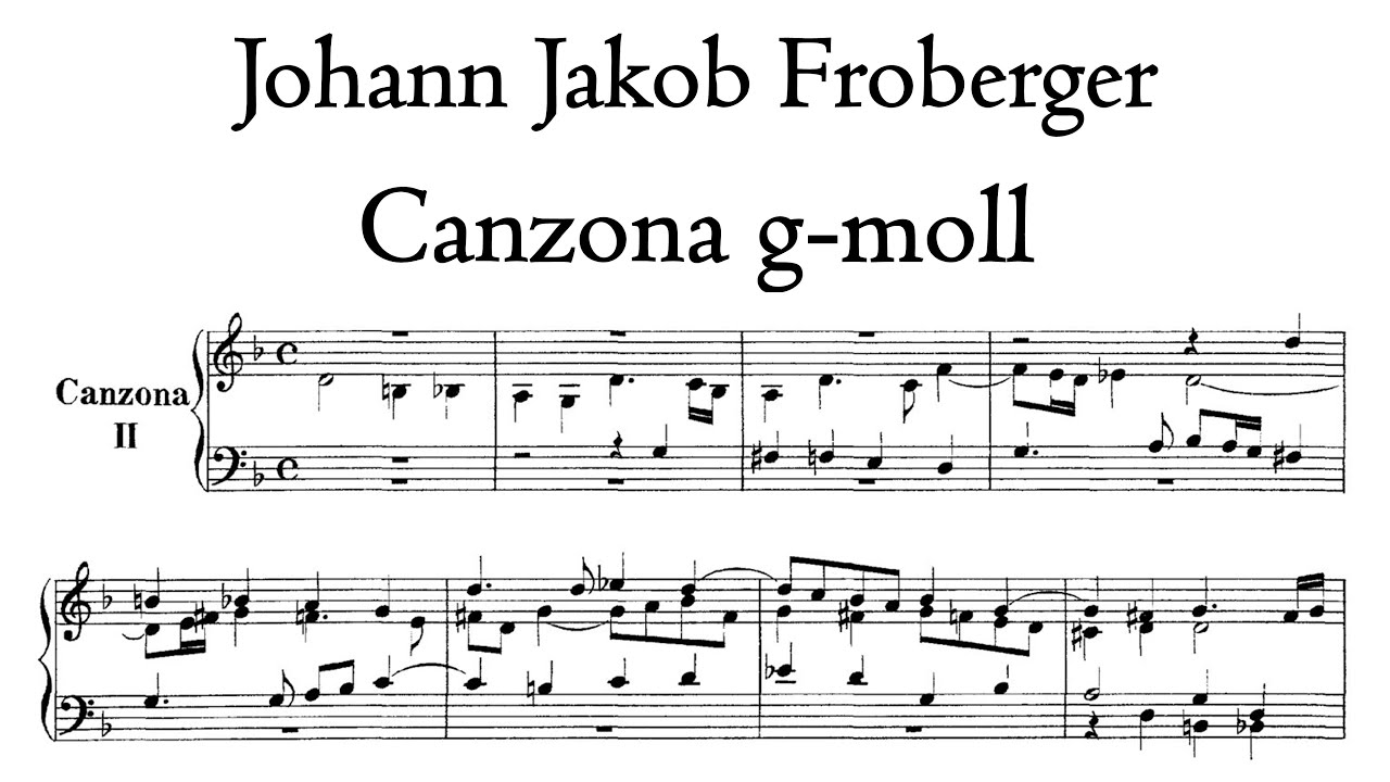 Froberger - Canzona in G minor - 'Bach' organ, Regensburg, Hauptwerk