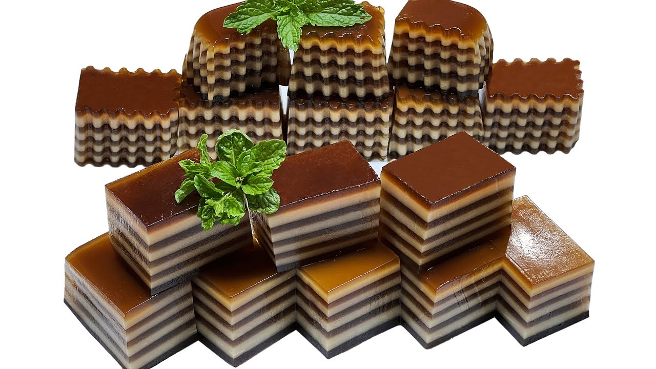 Rau Câu Cà Phê Sữa Dừa Dễ Ngon Không Tách Lớp, Không Chảy Nước - Coconut Milk Espresso Agar Jelly