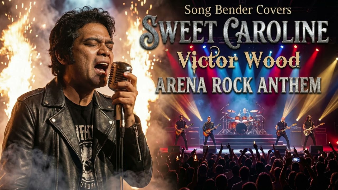 Sweet Caroline - Victor Wood (Arena Rock Cover) 🏟️🔥 | Song Bender Covers