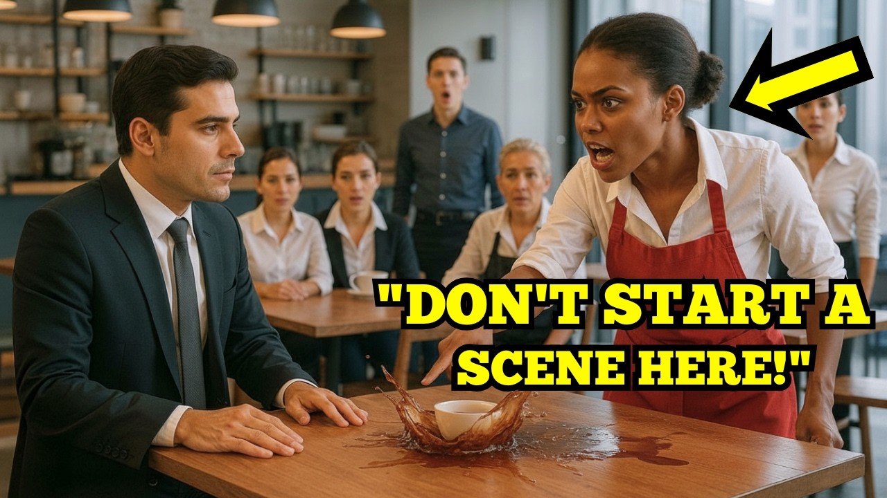 Everyone Feared the Millionaire… Until a Brave Black Waitress Shut Him Down!