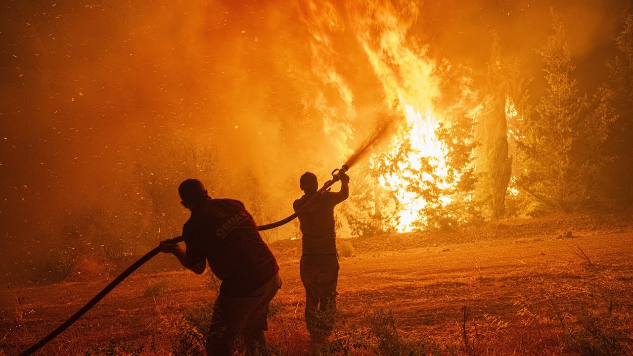 Wildfires devastate parts of Europe as severe heat sweeps across the continent