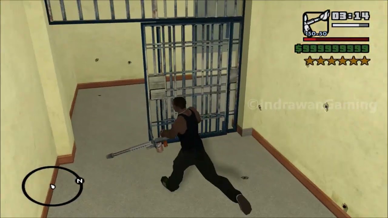 GTA San Andreas - CJ Cooks Everyone in LVPD HQ #2