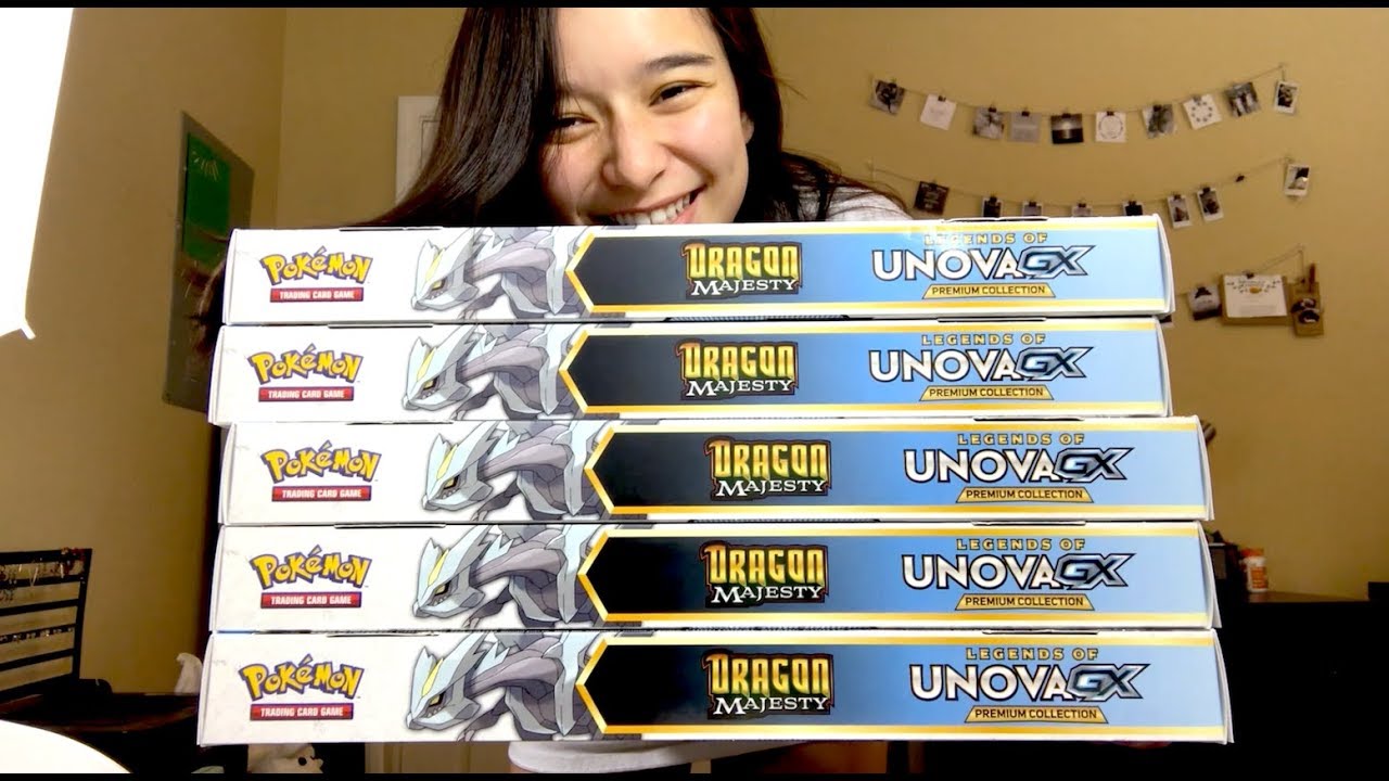UNOVA GX DRAGON MAJESTY PREMIUM COLLECTION BOX OPENING!