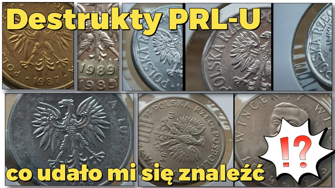 Polowanie na monety Polskie, destrukty PRL #numizmatyka #ciekawostki #monety