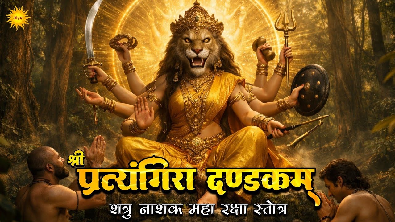 Pratyangira Dandakam को 1 बार बजाते ही उग्र महाशक्ति का प्रहार शत्रु को दैवी दंड Pratyangira Kavach