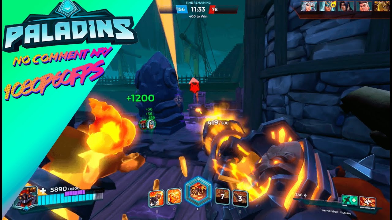 Paladins: Raum (King Of The Hill, Marauder`s Port) Gamepaly (No Commentary) [1080p60FPS] PC