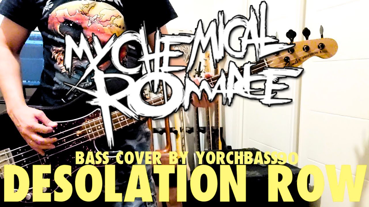 My Chemical Romance -  Desolation Row (Bass Cover + Lyrics) 4K