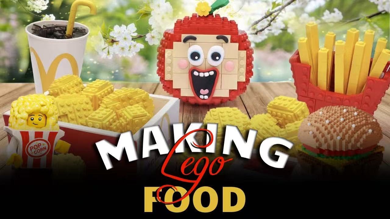 Making fast food with lego