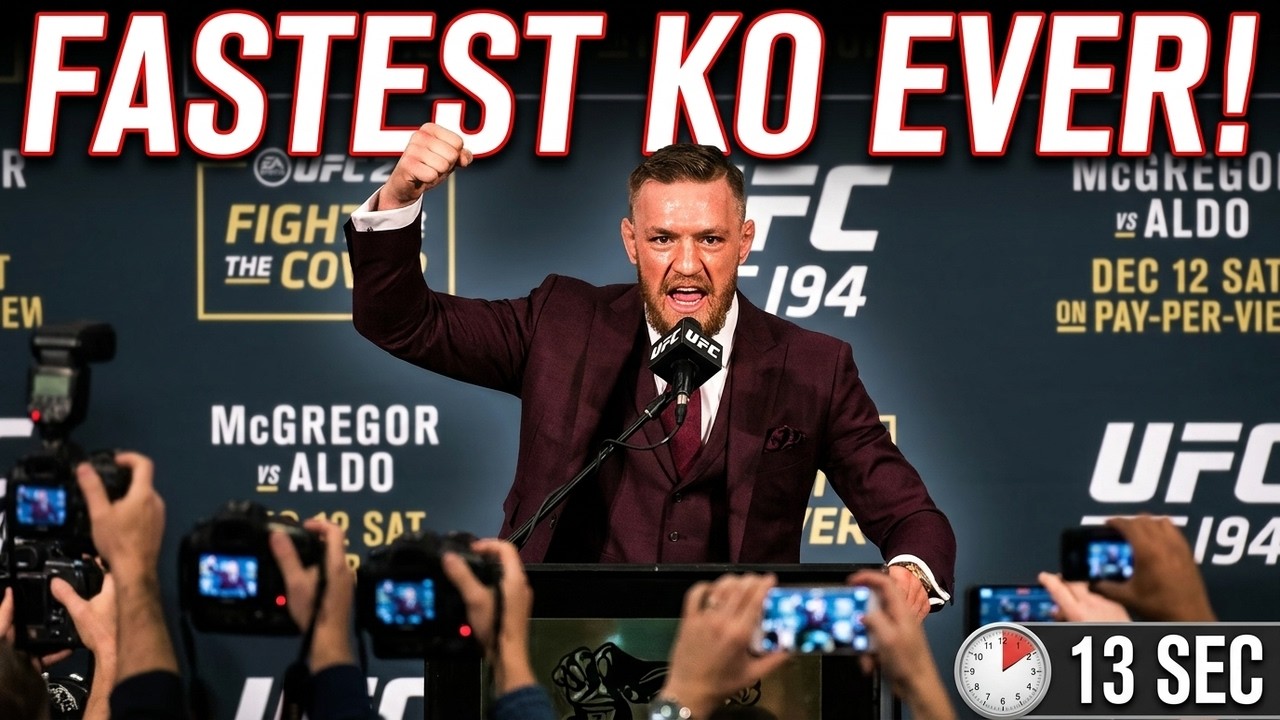 Conor McGregor's Post-Fight Press Conference After 13-Second KO Of Jose Aldo At UFC 194 (Unedited)