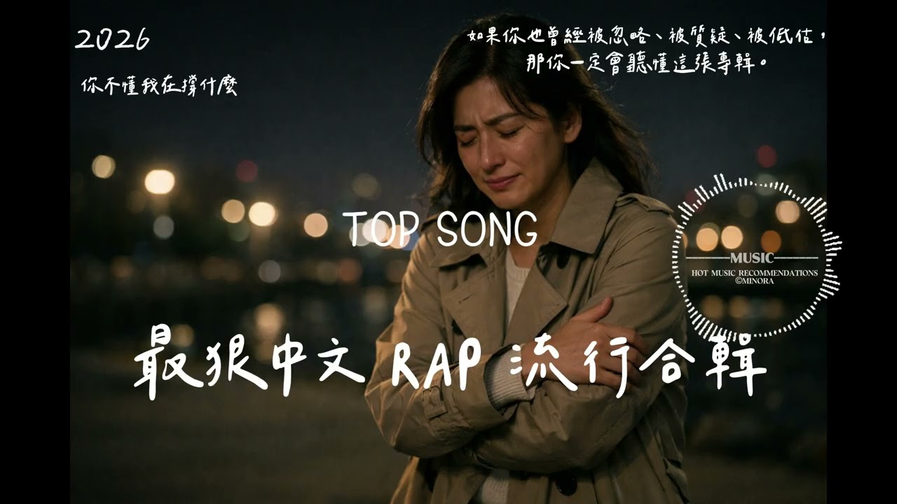 2026 最狠中文 RAP 流行合輯 💥 抖音爆紅街頭敘事｜不是運氣，是我走到最後｜中文 RAP × 流行｜街頭現實 × 結果說話（2026 抖音熱歌）｜MINORA