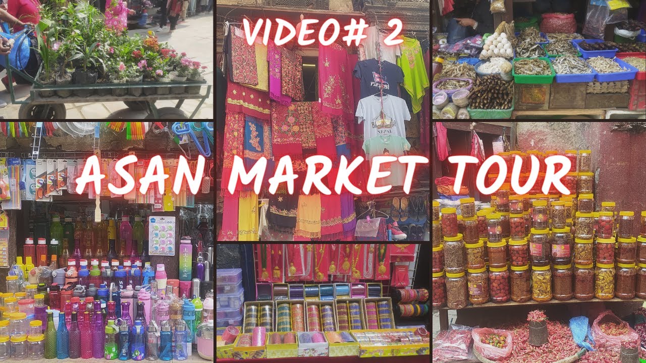 Asan Bazaar | Kathmandu | Walking Tour | Video - Part 2