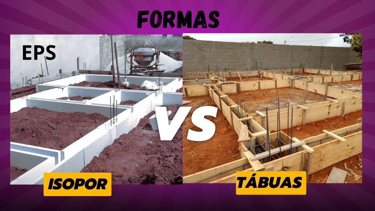 Formas de ISOPOR para baldrame | EDU VIEIRA