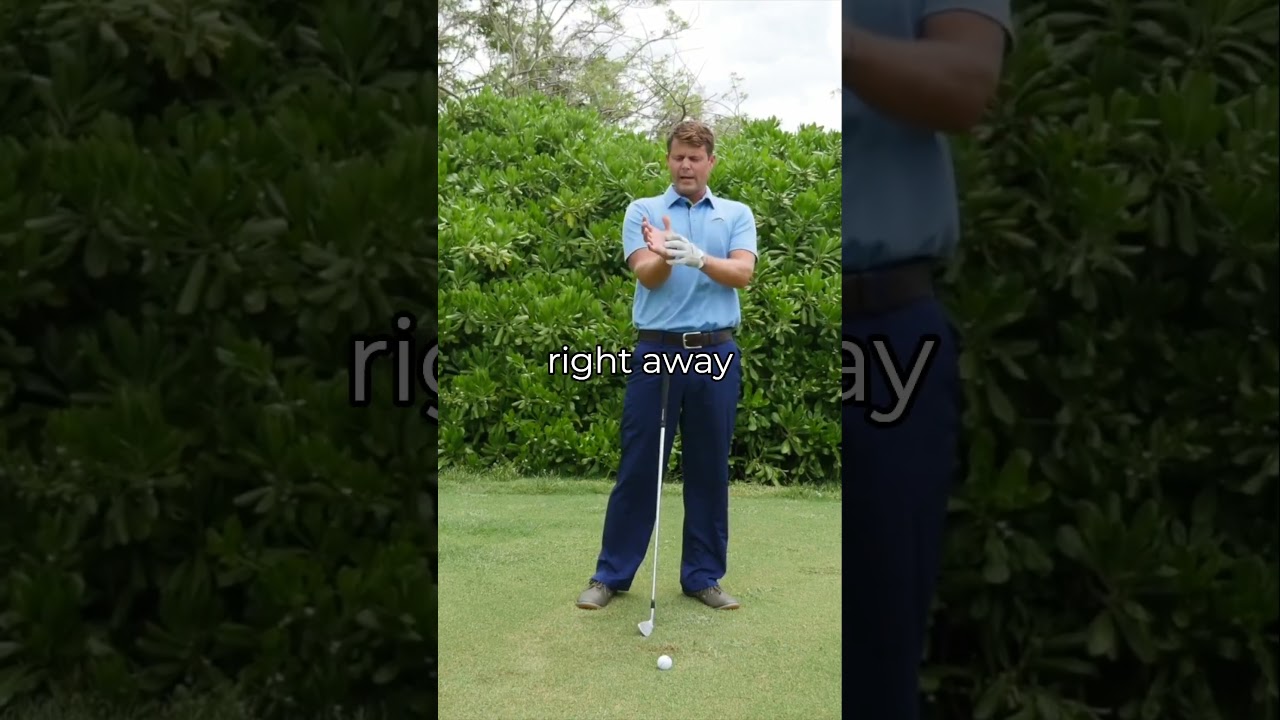 Golf Swing Control | Right Hand Hinge + Accuracy 