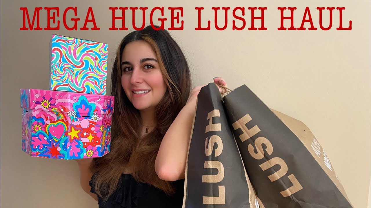 MEGA HUGE LUSH HOLIDAY 2021 SALE HAUL | Fragrance, Bath Bombs, Bubble Bars & More (Part 1)