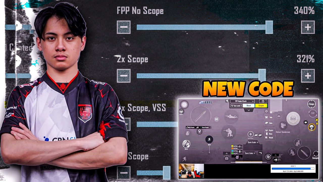 AE Rosemary🔥Sensitivity 4.1 | PMGC 2025 Best IGL | 5 Finger Sensitivity & Control Code 🔥