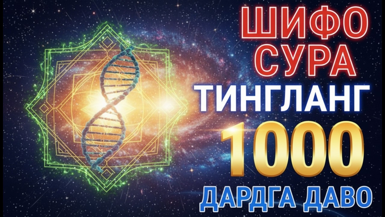 🌿 Шифо Суралари Муроттали — Иммунитет ва Руҳий Соғлик Учун Қуръон
