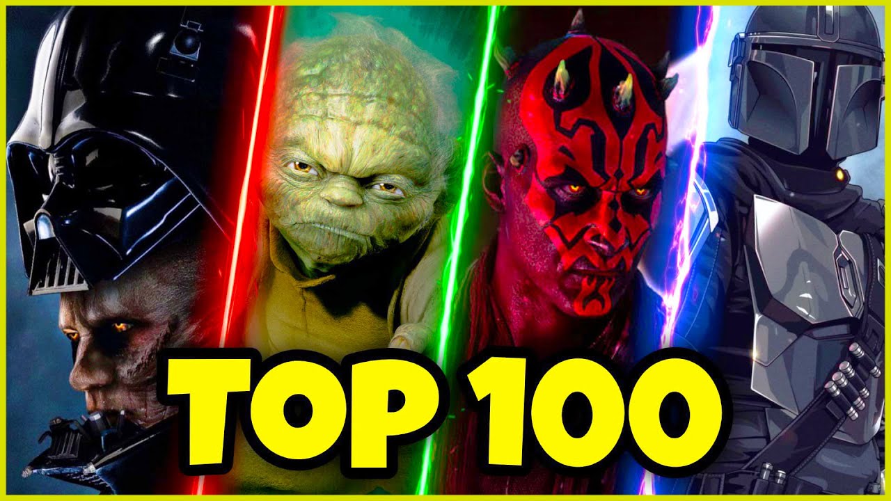 Top 100 STRONGEST Star Wars Characters | CANON