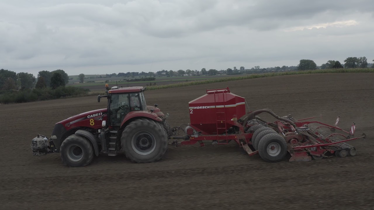 Case Magnum 370 CVX + Horsch Pronto 6KE