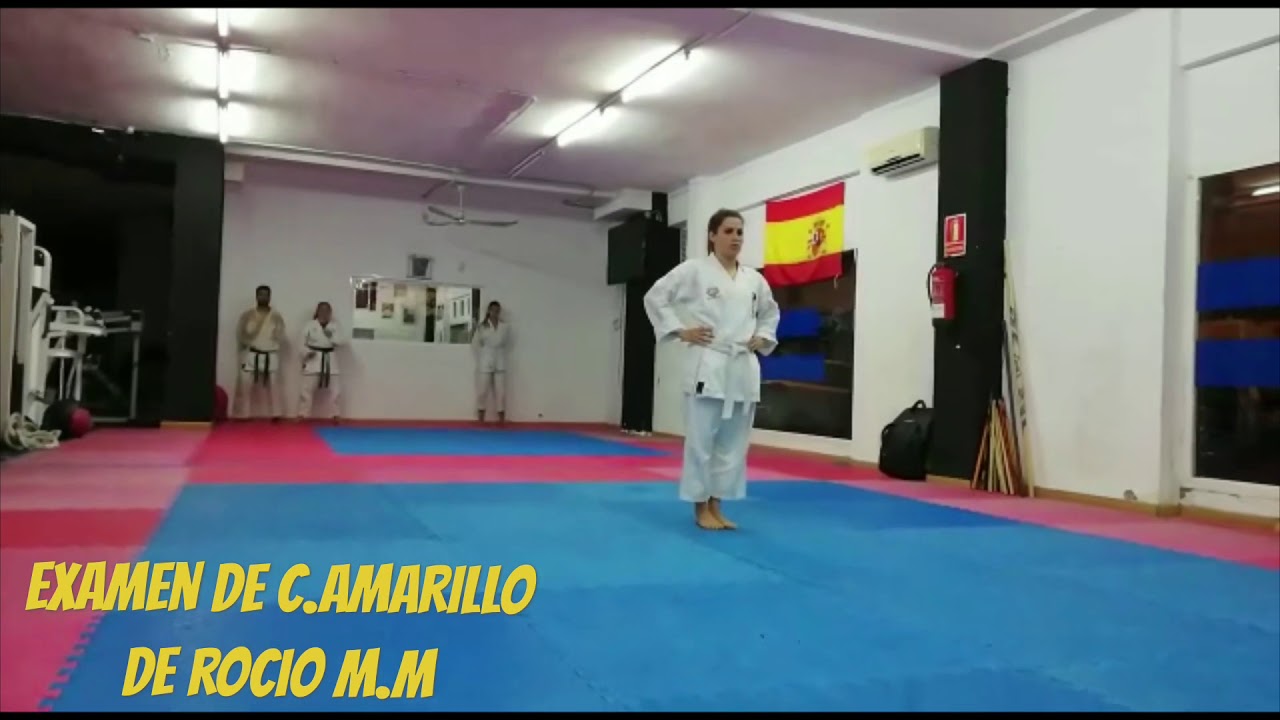 Examen cinturón amarillo de karate Shitoryu