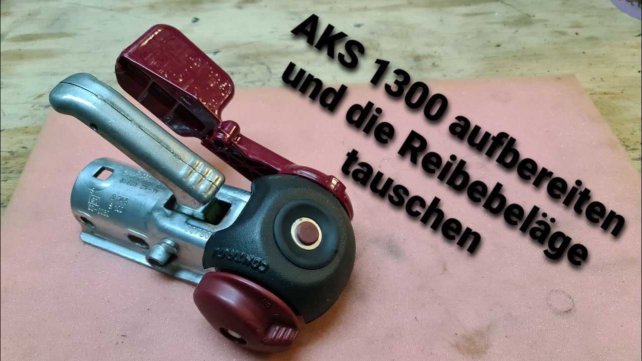 ALKO AKS 1300 Reibebeläge tauschen. Aufbereitung einer Anti-Schlinger-Kupplung.