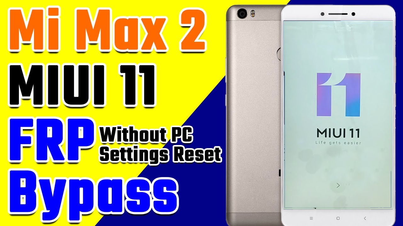 Mi Max 2 MIUI 11 FRP Bypass without PC | 2025 latest New Method | #miui11 #frp #mimax2