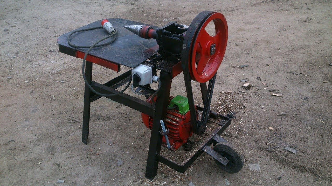 Łuparka świdrowa BZK z silnikiem elektrycznym (Wood splitter)