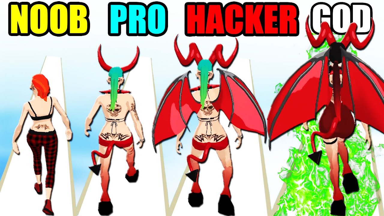 NOOB vs PRO vs HACKER vs GOD in Destiny Run