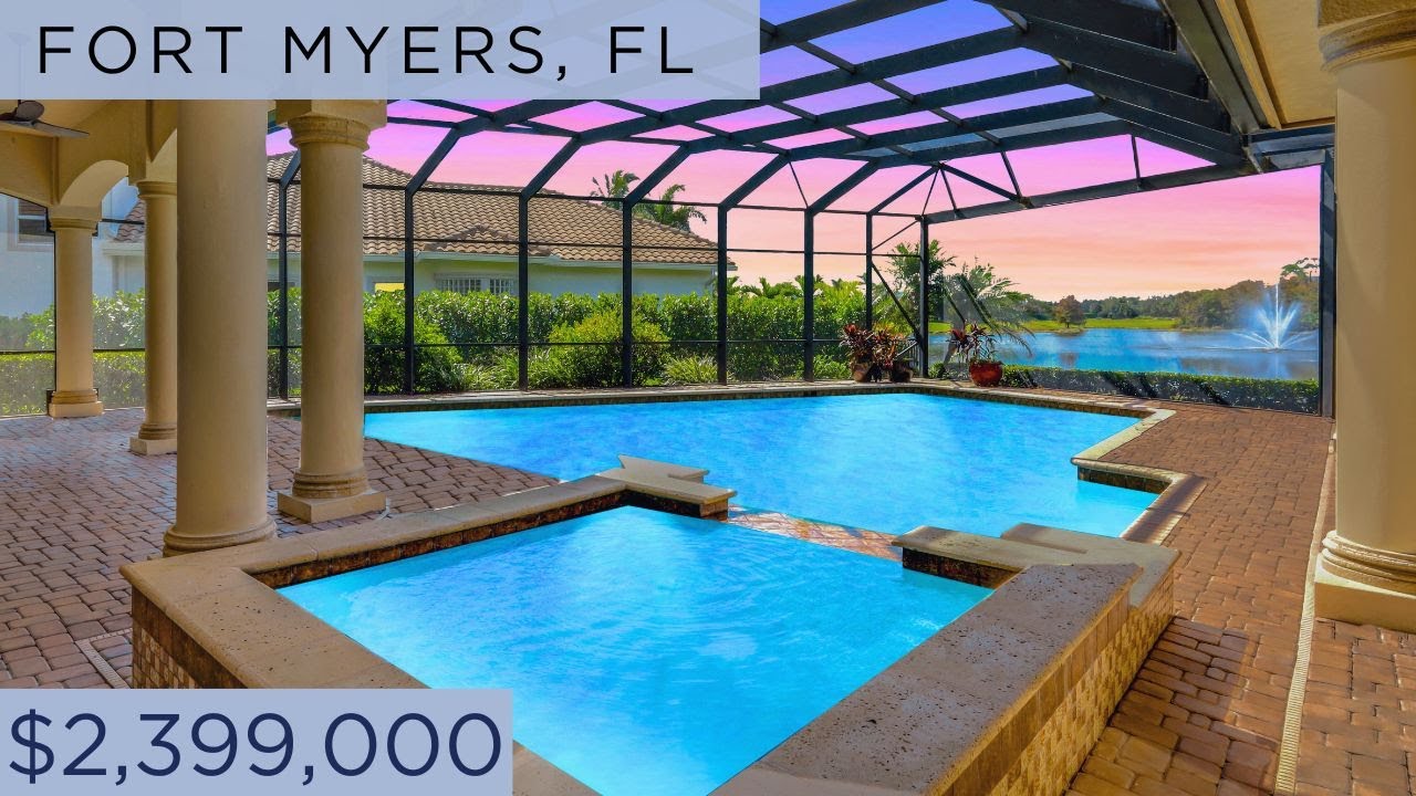 Luxury Home with Wide Lake Views in the Heart of Fort Myers, Florida | The Club at Renaissance