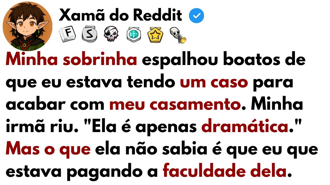 [HISTÓRIA COMPLETA] Minha sobrinha espalhou boatos de que eu estava tendo um caso para acabar com...