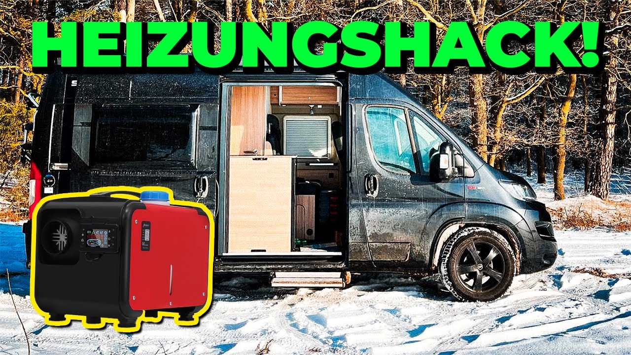 8kW Diesel🔥Heizung Standheizung einbauen - DIY für Kastenwagen Wohnmobil HCALORY