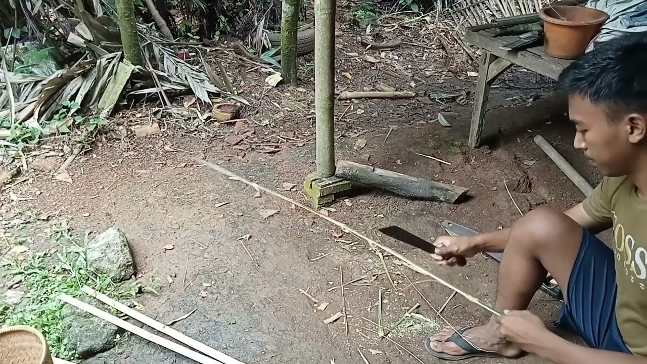 MEMBUAT JORAN PANCING YANG KUAT DARI BAMBU