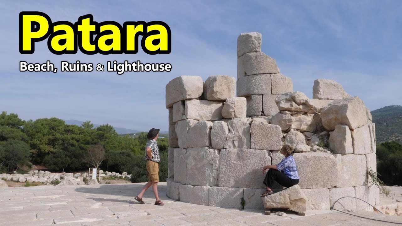 Patara    The beach, the Ruins and the Lighthouse