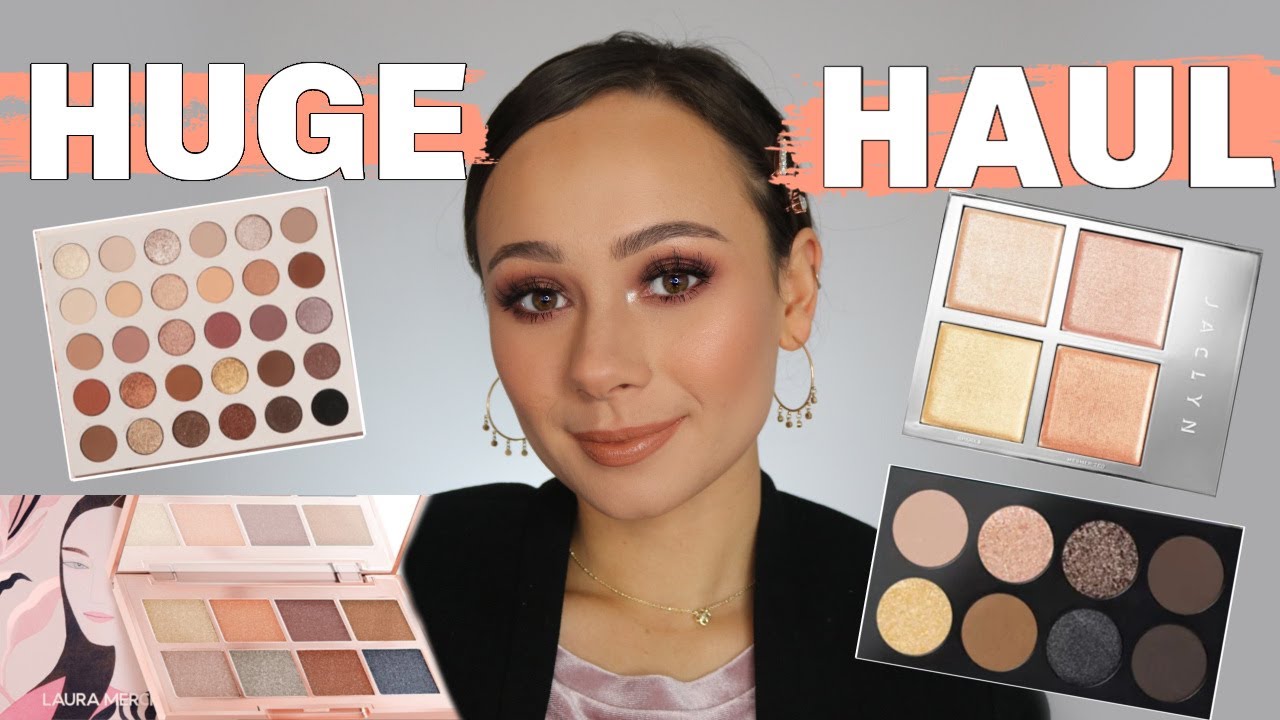 HUGE HOLIDAY MAKEUP HAUL! Natasha Denona, Colourpop, Laura Mercier, Bobbi Brown & MORE! 🤩
